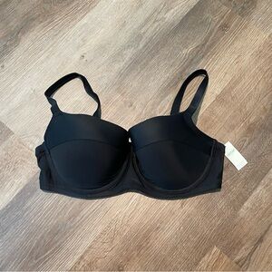 NWT Aerie Black Underwire Swim Top Size 36DD